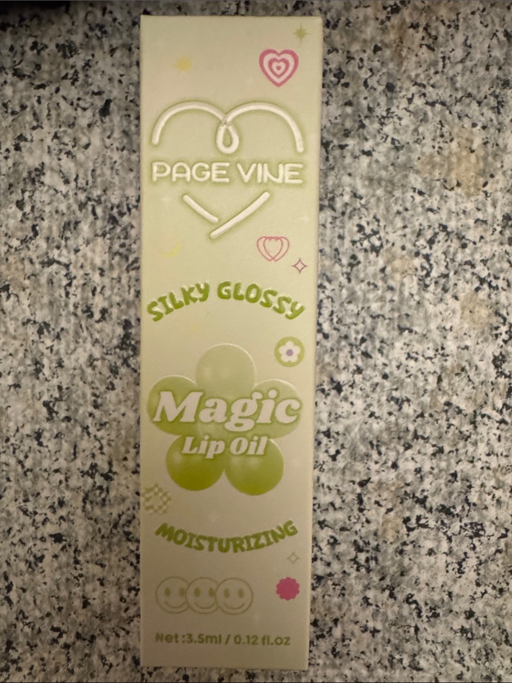 PAGE VINE Magic Lip Oil - Silky Glossy Moisturizing Melon Jelly with surprise